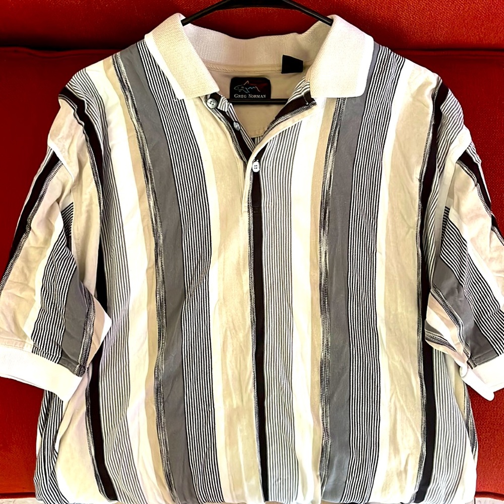 2000s GREG NORMAN VINTAGE PARTY POLO XL